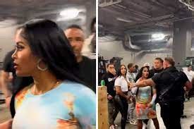 Joseline Hernadez and Big Lex Fight Backstage at Mayweather。